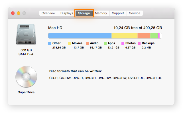 How To Check Storage On My Macbook Air